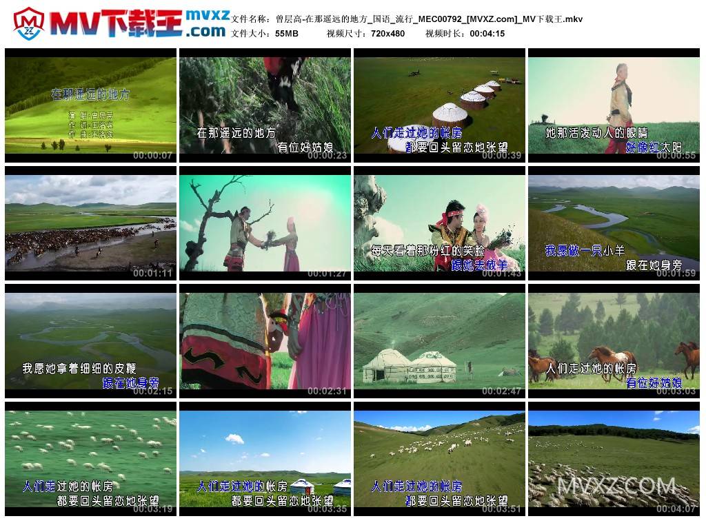 曾层高-在那遥远的地方_国语_流行_MEC00792